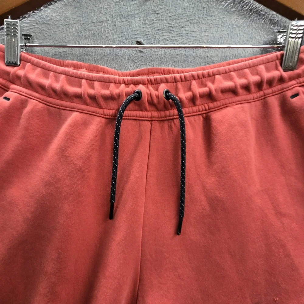 Nike Men Pants M Red Tech Fleece Jogger Zipper 24
